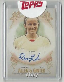 2021 Topps Allen & Ginter AUTOGRAPH Rose Lavelle Full-Size On-Card In-Hand