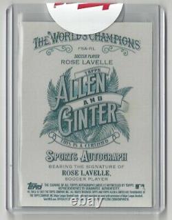 2021 Topps Allen & Ginter AUTOGRAPH Rose Lavelle Full-Size On-Card In-Hand
