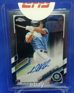 2021 Topps Chrome Jarred Kelenic Auto Rookie Card RC SP Seattle Mariners IN HAND