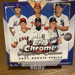 2021 Topps Chrome Sapphire Update Series Sealed Box In hand