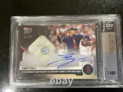 2021 Topps NOW 508A On-Card Auto Base Relic IN HAND Shohei Ohtani /99 BGS Mint