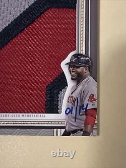 2022 Topps Definitive David Ortiz Jumbo ULTRA Patch Auto 01/14 Hand Numbered