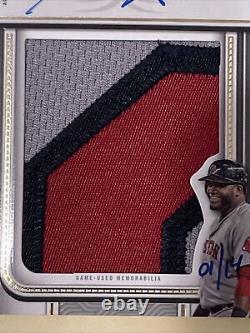 2022 Topps Definitive David Ortiz Jumbo ULTRA Patch Auto 01/14 Hand Numbered