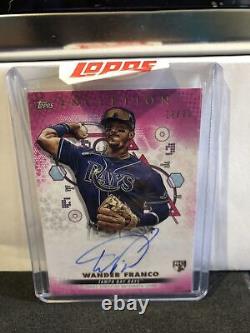 2022 Topps Inception WANDER FRANCO RC SP Base Rookie On-Card Auto In-Hand /99
