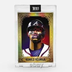 2022 Topps Project 100 #6 Ronald Acuna Jr. MALIK ROBERTS DELUXE #/100 IN HAND