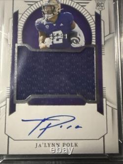 2024 National Treasures Ja'LYNN POLK /99 (RC) Coll Mat Sig Arena Club 9/10