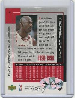 #23 Michael Jordan Autograph Card with COA Hand Signed Chicago Bulls / White Sox