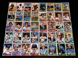 (260) AUTOGRAPHED 1981 TOPPS BASEBALL Card Starter Set Lot HOF Vintage'80s Auto