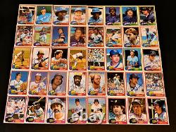 (260) AUTOGRAPHED 1981 TOPPS BASEBALL Card Starter Set Lot HOF Vintage'80s Auto