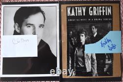 50 Hand Signed Celebrity Card & Paper Collection Lot From Donald Elmblad Estate