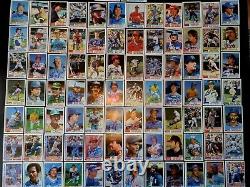 (86) 1982 Topps AUTOGRAPHED Baseball Card Starter Set Lot HOF Auto MLB Star'80s