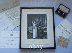 A Very Rare Hand Signed Queen Elizabeth II and Prince Philip Grouping