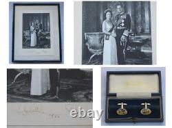 A Very Rare Hand Signed Queen Elizabeth II and Prince Philip Grouping