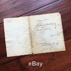 AARON BURR Autograph HAND SIGNED EARLY Legal Doc Dueled ALEXANDER HAMILTON