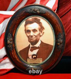 ABRAHAM LINCOLN Signed in his hand THE Autograph, ANTIQUE FRAME, COA, UACC