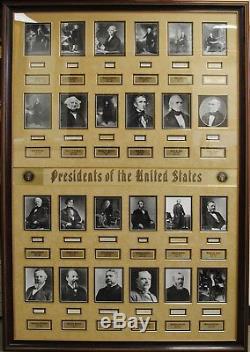 ALL US President Portraits & Autographs All Hand Signed Signatures RARE