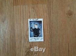ATEEZ Broadcast Event Prize Real Polaroid Autographed Hand Signed YEOSANG