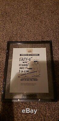 (AUTOGRAPHED) EAZY-E KOKANE OG DRESTA Ruthless Records 1993 (HAND SIGNED)