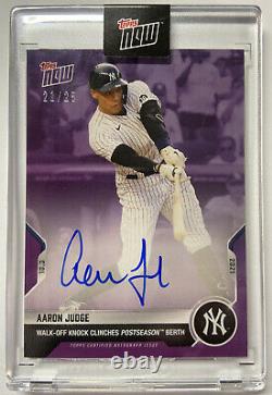 Aaron Judge On-Card Autograph 21/25 MLB Topps Auto Baseball Card 895C NY Yankees