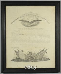 Abraham Lincoln hand Signed Civil War Appointment
