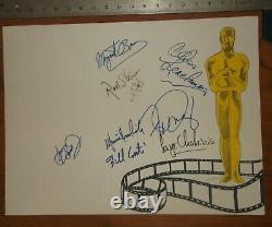 Academy Award Winners Multi- Handsigned Autograph
