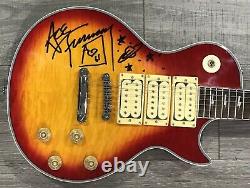 Ace Frehley Autographed Guitar Kiss Signed Guitar w Hand Sketch And Exact Proof