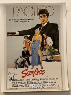 Al Pacino Autographed Scarface 11x14 Movie Poster Photo Hand Signed Godfather