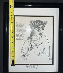 Al Pacino Hand Signed Hirschfeld Limited Edition Salomé Broadway Litho Autograph