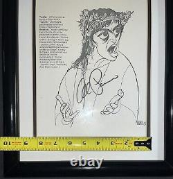 Al Pacino Hand Signed Hirschfeld Limited Edition Salomé Broadway Litho Autograph