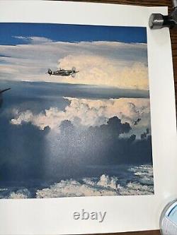 Alone No More William S Phillips Hand Signed Print 617/850 B-17 WWII 14 x 36