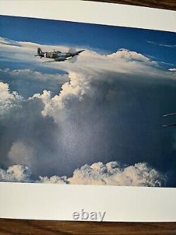 Alone No More William S Phillips Hand Signed Print 617/850 B-17 WWII 14 x 36