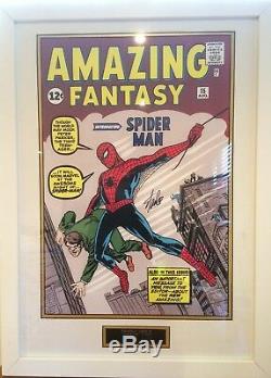 Amazing Spider-man Stan Lee Autograph Hand Signed Framed Presentation #2 Superb