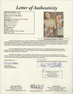 Amy Lee & Ben Moody REAL hand SIGNED Photo JSA LOA Autographed Evanescence