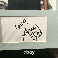 Amy Winehouse hand signed autograph and photo display AFTAL RD certificate rare