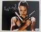 Angelina Jolie Hand Signed 8x10 Tomb Raider Photo Beckett Bas Authenticated