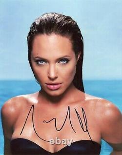 Angelina Jolie Hand Signed Photograph + LOA