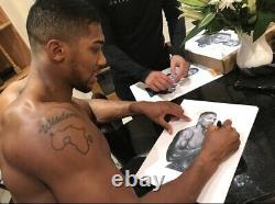 Anthony Joshua Signed (WET HAND SIGNATURE)