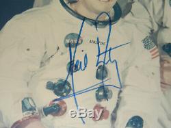 Apollo 11 Crew Authentically Hand-Signed WSS Portrait Photo A Kodak Paper NASA