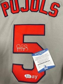 Arizona Cardinals Jersey Albert Pujols Hand Signed BAS COA