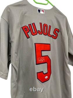 Arizona Cardinals Jersey Albert Pujols Hand Signed BAS COA