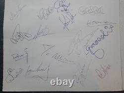 Arsenal Official Team Photo 1984-85 With Hand Signed AUTOGRAPHS Rare Wow