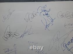 Arsenal Official Team Photo 1984-85 With Hand Signed AUTOGRAPHS Rare Wow