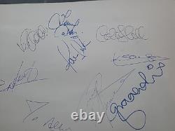 Arsenal Official Team Photo 1984-85 With Hand Signed AUTOGRAPHS Rare Wow