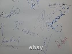 Arsenal Official Team Photo 1984-85 With Hand Signed AUTOGRAPHS Rare Wow