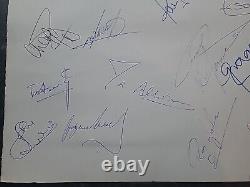 Arsenal Official Team Photo 1984-85 With Hand Signed AUTOGRAPHS Rare Wow
