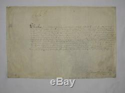 Attractive King Charles I As Prince, Original Hand signed document, rare to find