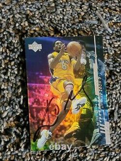 Authentic Kobe Bryant hand signed Upper Deck basketball card! One available