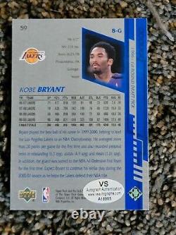 Authentic Kobe Bryant hand signed Upper Deck basketball card! One available