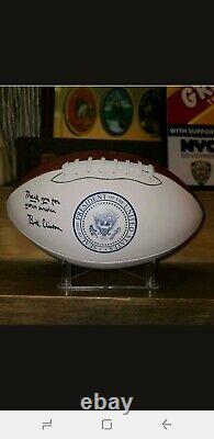 Authentic, Presidential, Collectible Hand-Signed Football by Former President