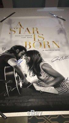 Autographed A Star Is Born Hand Signed (By Whole Cast) 27x40 Poster with COA